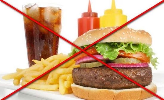 Запрет на вредную еду